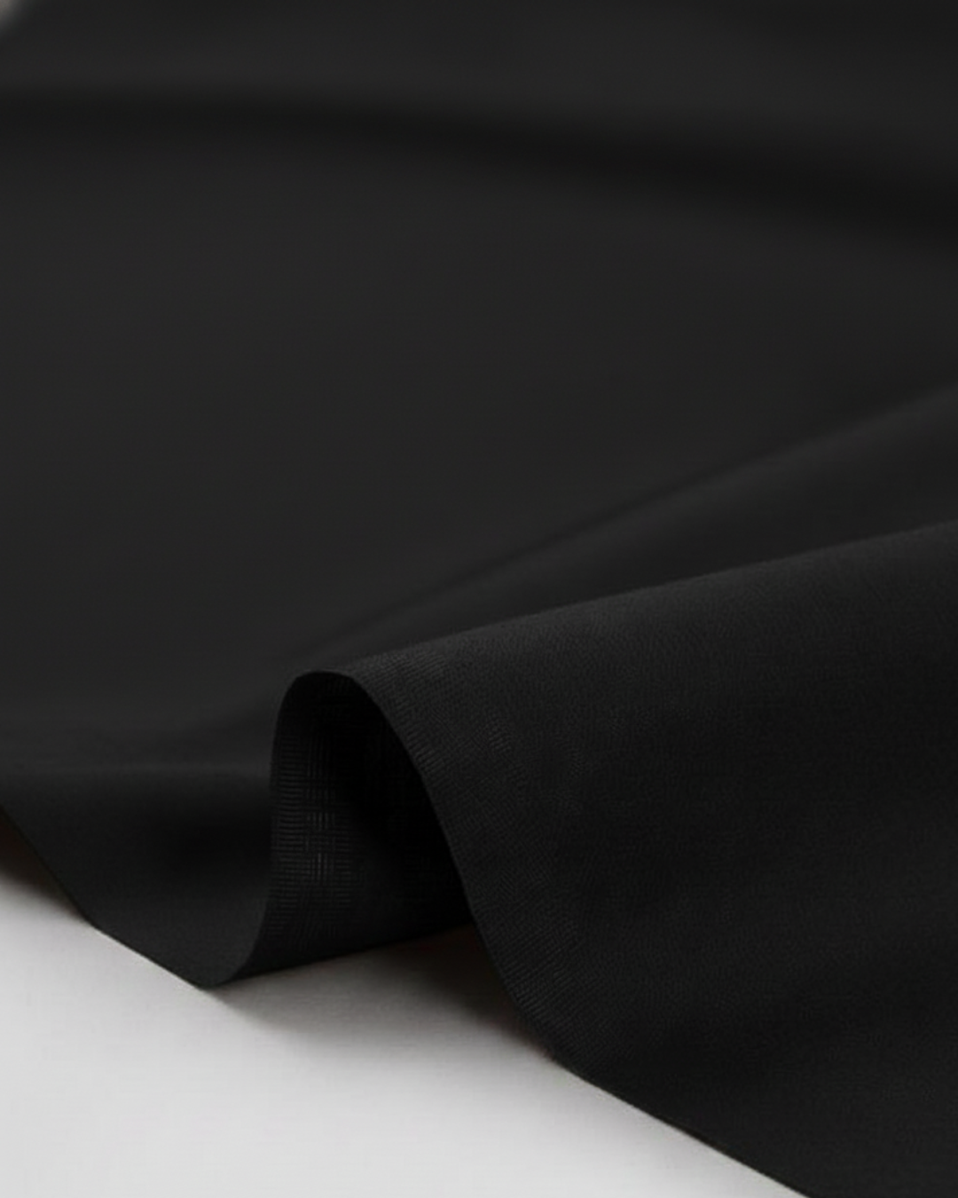 Men's Unstitched Black Wash & Wear Suit