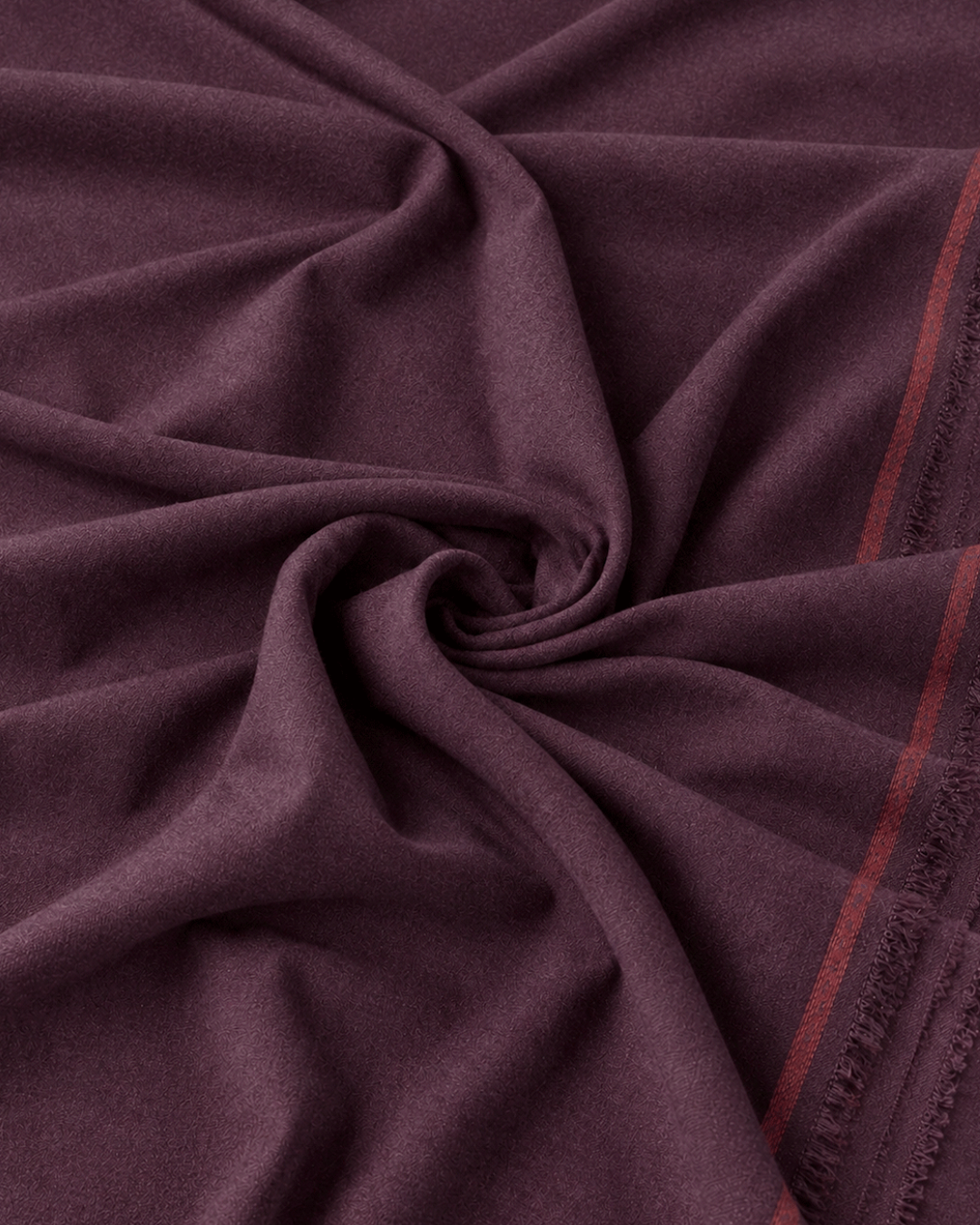 Men's Unstitched Plum Purple Winter Polymax Suit