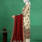 3 Pieces - Neova Unstitched Navy Beige Lawn Suit