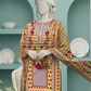 3 Pieces - Neova Unstitched Mustard Yellow Print Lawn Suit