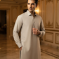Men's Unstitched Ivory White Wash & Wear Suit