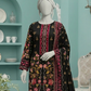 3 Pieces - Neova Unstitched Jet Black Print Lawn Suit