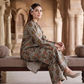 2 Pieces - Gen-Z Unstitched Taupe Print Lawn Suit