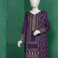 3 Pieces - Neova Unstitched Purple Print Lawn Suit