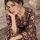 2 Pieces - Winter Slub Unstitched Deep Plum linen Allover Suit