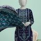 3 Pieces - Neova Unstitched Navy Blue Print Lawn Suit