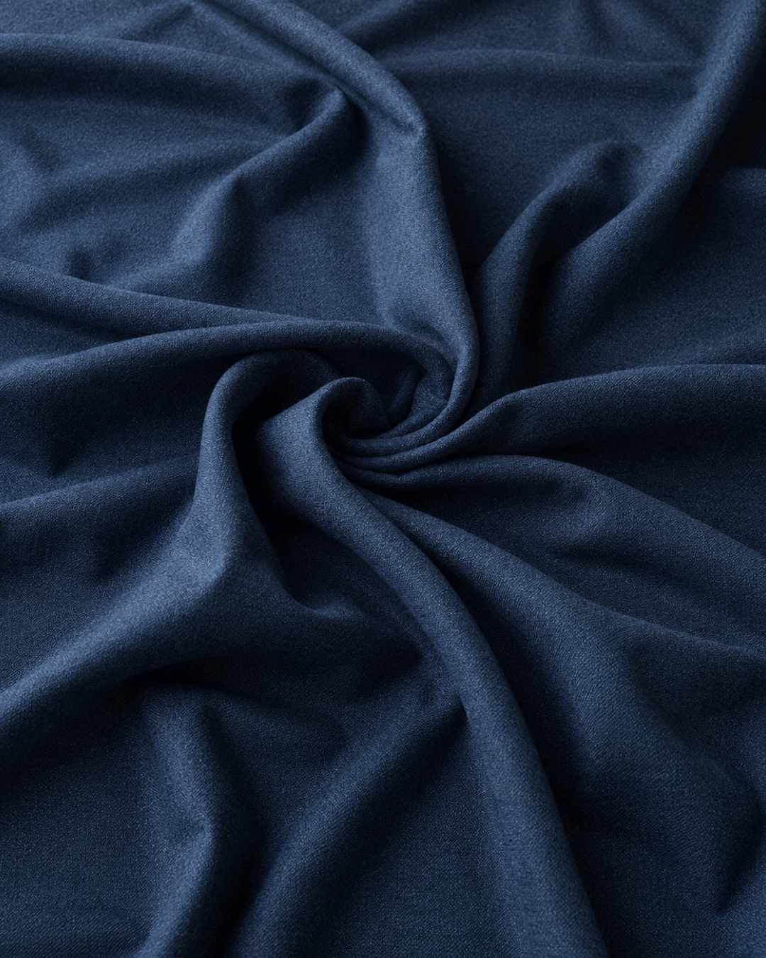 Men's Unstitched Navy Blue Winter Polymax Suit