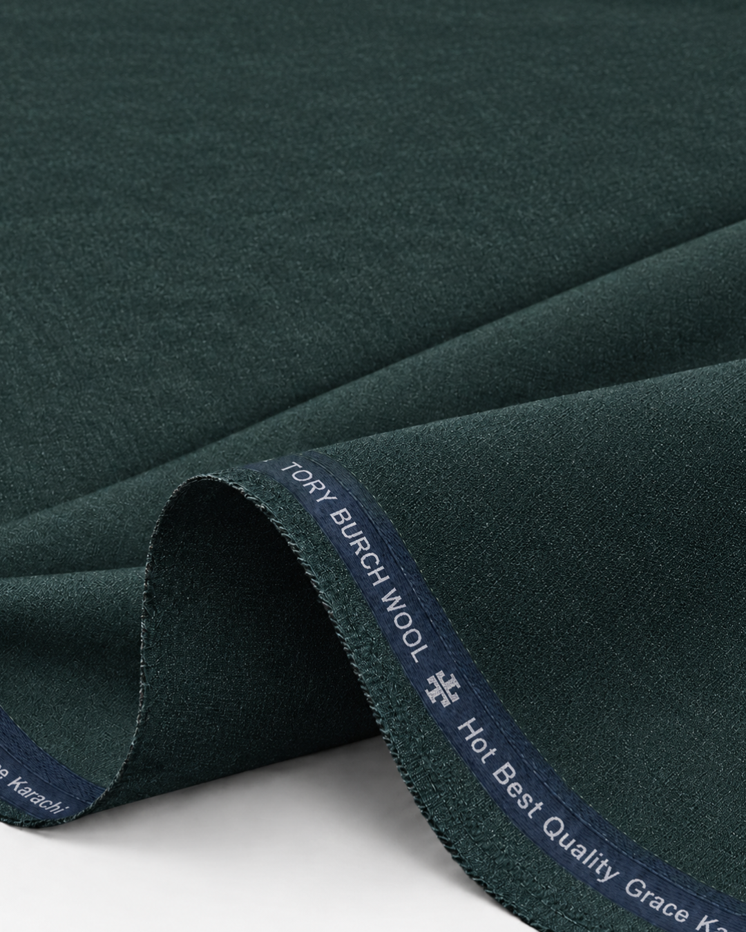 Men's Unstitched Zinc Green Winter Polymax Suit