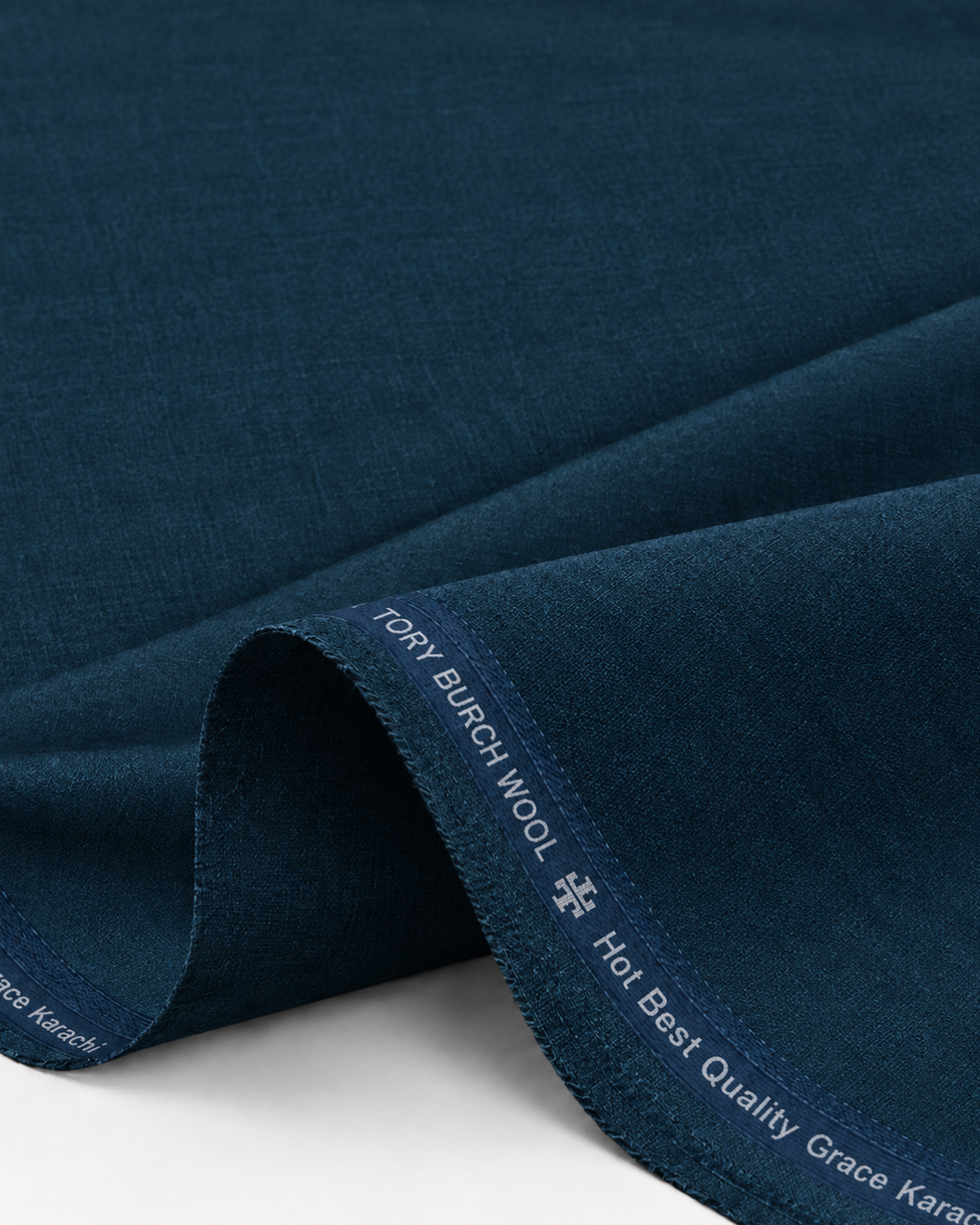 Men's Unstitched Zinc Blue Winter Polymax Suit
