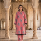 2 Pieces - Gen-Z Unstitched Coral Pink Lawn Suit