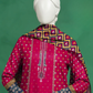 3 Pieces - Neova Unstitched Magenta Print Lawn Suit