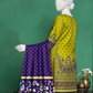 3 Pieces - Neova Unstitched Lime Print Lawn Suit