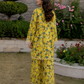 2 Pieces - Gen-Z Unstitched Lemon Bana Doria Lawn Suit