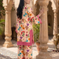 2 Pieces - Gen-Z Unstitched Peach Cream Lawn Suit