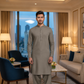 Men's Unstitched Boski Lite Brown 8 Pound Suit