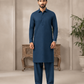Men's Unstitched Zinc Blue Winter Polymax Suit