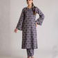 2 Pieces - Gen-Z Unstitched Grey Print Lawn Suit