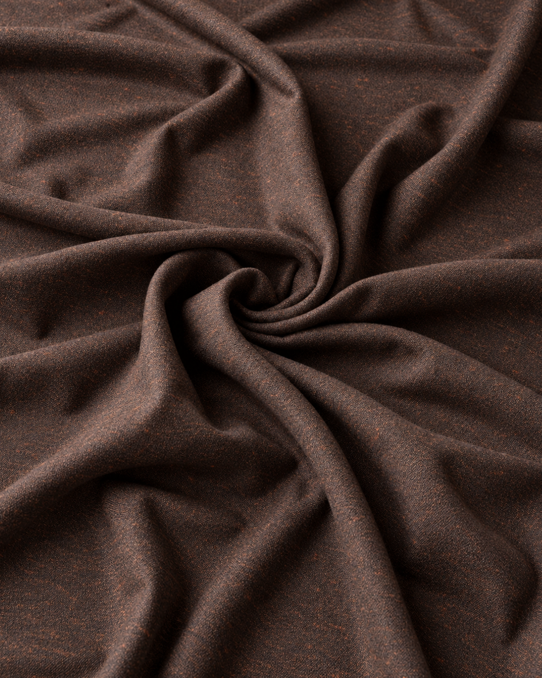 Men's Unstitched Dark Brown Winter Polymax Suit