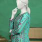 3 Pieces - Neova Unstitched Turquoise Print Lawn Suit