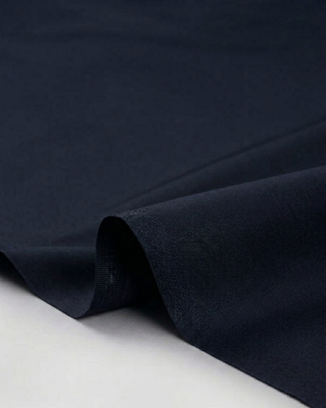 Men's Unstitched Classic Cotton Navy Blue Suit