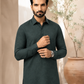 Men's Unstitched Zinc Green Winter Polymax Suit