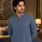 Men's Unstitched Medium Blue Wash & Wear Suit