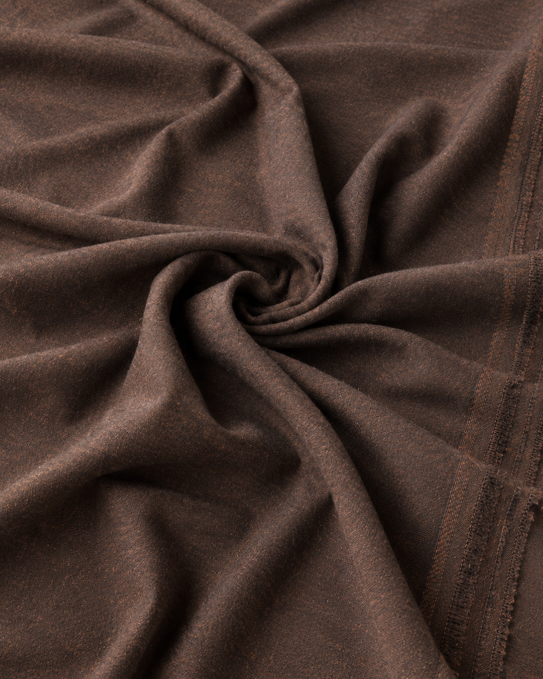 Men's Unstitched Dark Brown Winter Polymax Suit