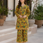 2 Pieces - Gen-Z Unstitched Yellow Bana Doria Lawn Suit