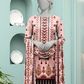 3 Pieces - Neova Unstitched Pink Print Lawn Suit