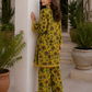 2 Pieces - Gen-Z Unstitched Yellow Bana Doria Lawn Suit