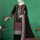 3 Pieces - Neova Unstitched Black Print Lawn Suit
