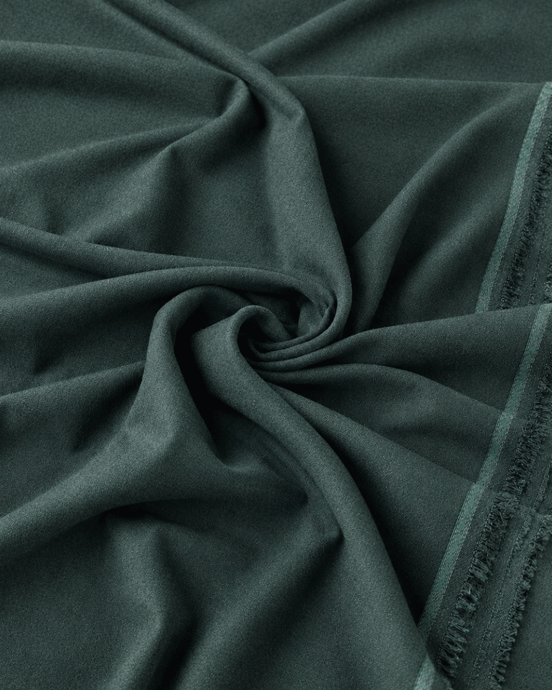 Men's Unstitched Zinc Green Winter Polymax Suit