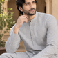 Men's Unstitched Sage Taupe Winter kamaliya khaddar Suit