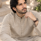 Men's Unstitched Light Brown Winter kamaliya khaddar Suit