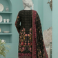 3 Pieces - Neova Unstitched Jet Black Print Lawn Suit