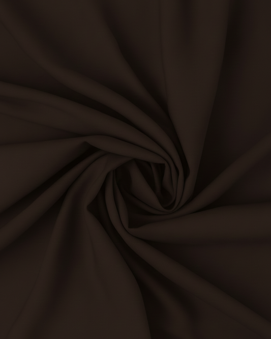 Men's Unstitched Dark Brown Wash & Wear Suit