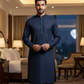 Men's Unstitched Deep Blue Wash & Wear Suit